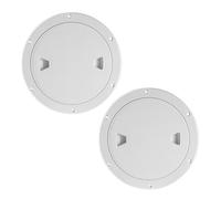 MiOYOOW 2PCS Boat Hatch Covers, 4/6/8 Inch Anti-Slip Waterproof Inspection Port Cover for Yacht, Fishing Boat, Ships