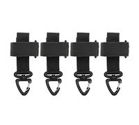 MiOYOOW 4PCS Molle Glove Holder, Nylon Glove Strap Keeper Sport Glove Hook with Buckle for Hanging Gloves Keys Pliers Gadgets