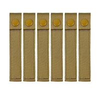 MiOYOOW 6PCS Molle Webbing Straps, Portable Molle Backpack Accessory Strap for Sport Vest Belt Backpack