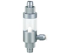 MiOYOOW Aquarium Inline CO2 Atomizer, Quick Insert External CO2 Diffuser with Clear Window for Fish Tank Planted Aquarium