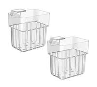 MiOYOOW Aquarium Plant Holder, Hanging Fish Tank Plant Pot Transparent Aquarium Planter Cup for Aquarium Plants Decorations