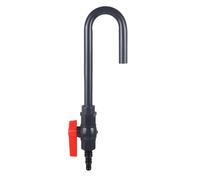 MiOYOOW Aquarium Water Filler Tube, PVC Hanging Fish Tank Hook Water Changer Refiller Pipe with Flow Switch for 1/2“, 5/8”, 3/4” Hose