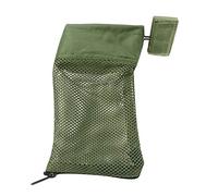 MiOYOOW Brass Shell Catcher, Adjustable Mesh Cartridge Collector with Zipper for Rifle Range Shooting