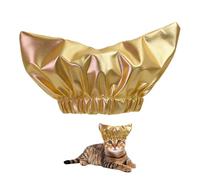 MiOYOOW Cat Shower Caps, Waterproof Pet Bath Ear Covers Breathable Cats Ear Protection with Fastener Tape for Cat Bathing Grooming Raining