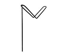 MiOYOOW Clay Target Holders, 6PCS V-Shaped Clay Targets Hangers with Ground Plug-in Design for Outdoor Shooting