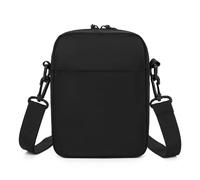 MiOYOOW Crossbody Bag Sling Purse, Waterproof Small Messenger Bag Travel Sling Bag for Women Men Commuting Travel, Black