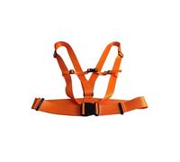 MiOYOOW Deer Pull Strap, Orange Adjustable Deer Draw Harness Shoulder Multifunctional Drag Antler Widen Harness for Antelope Deer Elk and Other Large Small Animals