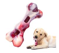 MiOYOOW Dog Bones Toys, Beef Flavor Dog Teething Toys Dog Chew Toys with Hidden Food Design for Small Medium Large Dogs