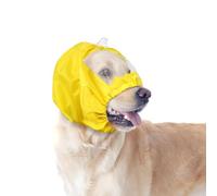 MiOYOOW Dog Ear Defender, Waterproof Pet Shower Cap for Summer Bathing | Adjustable Drawstrings, Dog Head Cover, Transparent Eye Face Cover, Reusable for Water Play Protection