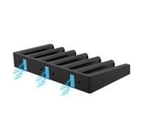 MiOYOOW Gun Magazine Rack, 6-Slot Standard Mags Storage Holder Wall Mount AR Magazines Organization for AR-15 Hunting