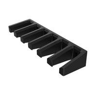 MiOYOOW Gun Magazine Rack, 6-Slot Standard Mags Storage Holder Wall Mount AR Magazines Organization for AR-15 Hunting