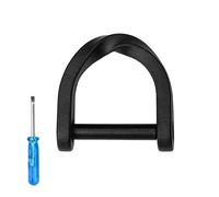 MiOYOOW Key D-Ring, TC4 Titanium Horseshoe Clasp Lightweight Car Keys Shackle for Door Vehicle Keyrings Buckle Storage