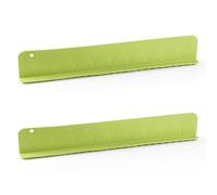 MiOYOOW Kitchen Sink Splash Guards, 2PCS Silicone Water Retaining Boards with 50 Suction Cups Raised Sink Edge Protectors for Kitchen Bathroom Countertop