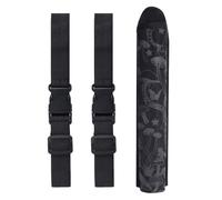 MiOYOOW Rave Fan Holster, Reflective Folding Fan Holder with Adjustable Elastic Band for Dancing Practic Party Performances
