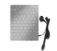 MiOYOOW Reptile Heating Pad, USB Under Tank Heating Mat DC 5V 2A Terrarium Warm Mat with 3-Level Adjustable Temperature for Reptiles Small Animals