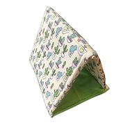 MiOYOOW Reptile Sleeping Bed, Soft Foldable Gecko Tent Washable Bearded Dragon Sleeping Bag for Hamster Guinea Pig Lizard