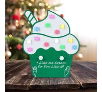 MiOYOOW SMD Soldering Practice Kit, Colorful LED Ice Cream Cup DIY Kit with 7 Light Effects, Fun SMT Soldering Electronics Project for Students, DIYers, High School & College STEM Learning