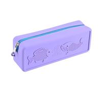 MiOYOOW Swimming Goggle Case, Swimglass Protective Silicone Storage Pouch with Drainage Holes & Carrying Strap for Swimming Accessories