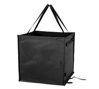 MiOYOOW Throw Line Cube Bag, Collapsible Reusable Garbage Bag 64L Climbing Rope Storage Box with 16 Webbing Hole for Outdoor Travel Picnic Adventure
