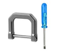 MiOYOOW Titanium Key D-Ring, Horseshoe Clasp Car Key Holder