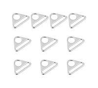 MiOYOOW Triangular Ring Buckle, 10 Pieces, Metal, Zinc Alloy, Portable, High Load Capacity, Special Design for Straps Bag Accessories