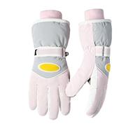 MiOYOOW Winter Waterproof Gloves, Anti-slip Windproof Thickened Warm Gloves with Anti-loss Clip for Skiing Cycling Outdoor Sports