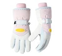 MiOYOOW Winter Waterproof Gloves, Anti-slip Windproof Thickened Warm Gloves with Anti-loss Clip for Skiing Cycling Outdoor Sports