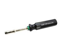 MIP Metric - Grip Hex Nut Driver Screwdriver For Rc Car Repair With Deep Socket - Made 100% In USA (5.5mm - Black Handle)