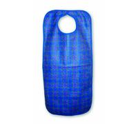 MIP Permaprint Heavy Duty Adult Apron, 45x90cm, Snap Closure, Blue Stuart