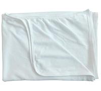 MIP Sleep-Knit Polyester Thermal Blanket, Single Bed, Lightweight, 1kg, 168x214cm, White