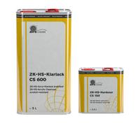 Mipa Airo Chemie - 1X Airo 2K-Hs-Acrylic Clearcoat Sr 5L & 1X Airo 2K-Hs-Hardener Cs 150 Extra Fast 2.5L