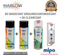 Mipa BC 3-Stage Aerosol + 2K Clearcoat FORD USA M7283 RUBY RED MET SERVICE USA