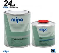 MIPA EP PRIMER Grundierfiller 2K GREY +E5 EXTRA FAST HARDENER - 1.5L KIT C/Z