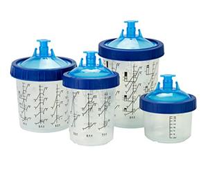 Mipa MP Paintcupsystem Paint Processing System PPS Disposable Cup System Set 400 ml 190 µ