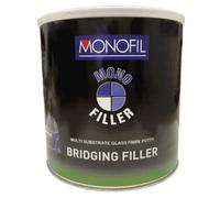 Mipa Paints - Monofil Bridging Filler With Hardener (2Lt) - High-Performance Automotive Surface Repair Filler