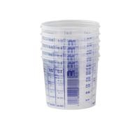 Mipa Paints - Mp 385Ml Clear Disposable Mixing Cups For Paints And Liquids Pack Of 200