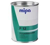 Mipa Paints - P12 Light Weight Filler with Hardener (3LT) - Easy Sanding Automotive Putty for Metal, Aluminium, Zinc, and Fiberglass