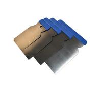 Mipa Paints - Premium Mp Metal Spreader Set For Body Filler - 4 Versatile Tools