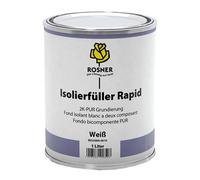 Mipa Paints - Rosner 1L White Insulating Rapid Primer - Professional Fast-Drying 2K Polyurethane Filler For Wood, Mdf.