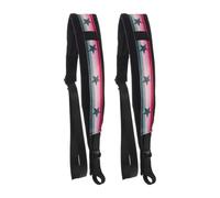 Mipcase 1 Pair Bass Accordion Shoulder Straps Kit with Double Shoulder Comfort Support, Quick Adjustment Buckles, Plastic and Cloth Material, Suitable for Stationary Practice and Ensemble