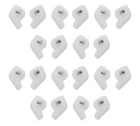 Mipcase 10 Pairs Black Sneaker Collar Seam Patches Shoe Collar Anti-Abrasion Pads with Press Buckle for Trainer Eyelet Chafe Protection and Lining Edge Repair, Suitable for Sports Shoes