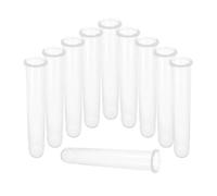 Mipcase 10 Pcs Acrylic Test Tubes for Lab Use, Sample Storage, and Plant Propagation with 10 Tubes Suitable for Scientific Experiments and Craft Projects