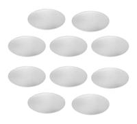 Mipcase 10 Pcs Sturdy Watch Glasses for Laboratory Use, Flat round Shape Made of Synthetic Material, for Testing Institution and Chemistry Classroom