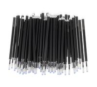 Mipcase 100pcs Black Heat Erasable Pen Refills for Fabric Marking High Temperature Disappearing Sewing Marker Pens for Tailoring Quilting and Clothing Crafts
