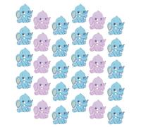 Mipcase 100pcs DIY Button Set Wooden Cartoon Elephant Buttons for Clothes for Scrapbook and Decoration for Knitting and Making Sewing Projects Random Color