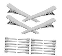 Mipcase 100pcs Duckbill Hairpin Metal Sectioning Clips for Salon Use Non-slip Styling Clamps for Haircut Clip for Women