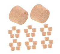 Mipcase 100pcs Wooden Screw Hole Plugs Paintable Furniture Hole Covers for Decorative Stoppers Round Plugs for Reusable Stoppers