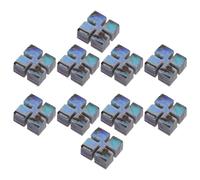 Mipcase 10pcs Abalone Shell Fingerboard Dots Inlay Material, 4.5mm Diamond, Bright Colours, for Guitar Fingerboard and Acoustic Guitar