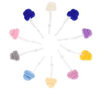 Mipcase 10pcs Adjustable Mini Pet Hats for Chickens and Hens Made of Soft Woolen Yarn, Safe and Comfortable, for Christmas Holidays and Family Portraits in Assorted Colours