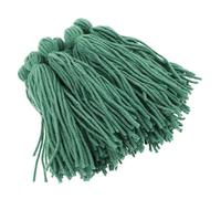 Mipcase 10pcs Fish and Shrimp Breeding Mops Fish Accessory Fish Hiding Spots Small Breeding Net Floating Fish Hideout for Breeding Shrimp Hatchery Spawning Mop Green Blended